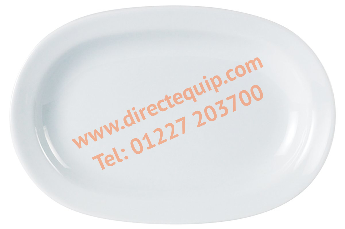 Porcelite Rimmed Deep Oval Plates