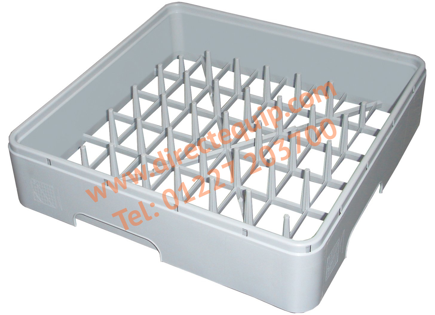 Dish Baskets Grey Plastic 400x400 & 450x450mm