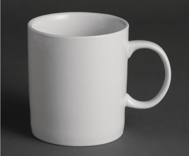 Olympia Whiteware Standard Mugs in 2 Sizes