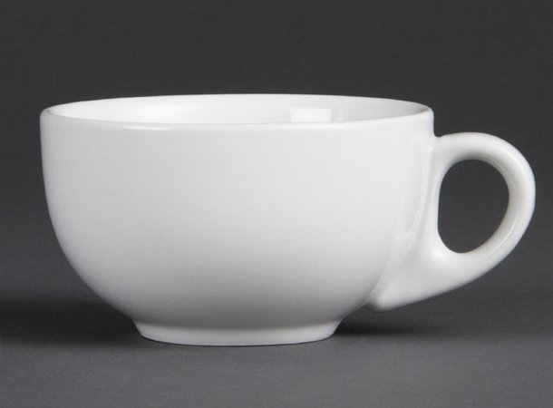 Olympia Whiteware Cappuccino Cups in 3 Sizes