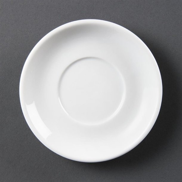 Olympia Whiteware Espresso Saucers (Fits Stacking Espresso Cups CB471)