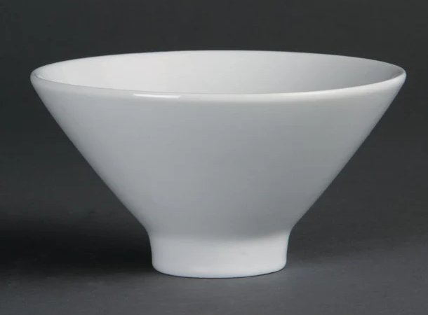Olympia Whiteware Fluted Bowls 141mm