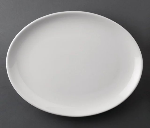 Olympia Athena Hotelware Oval Coupe Plates