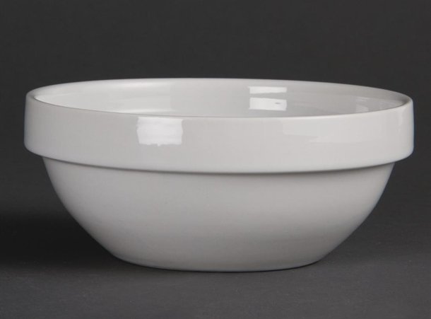 Olympia Whiteware Stacking Bowls 130mm