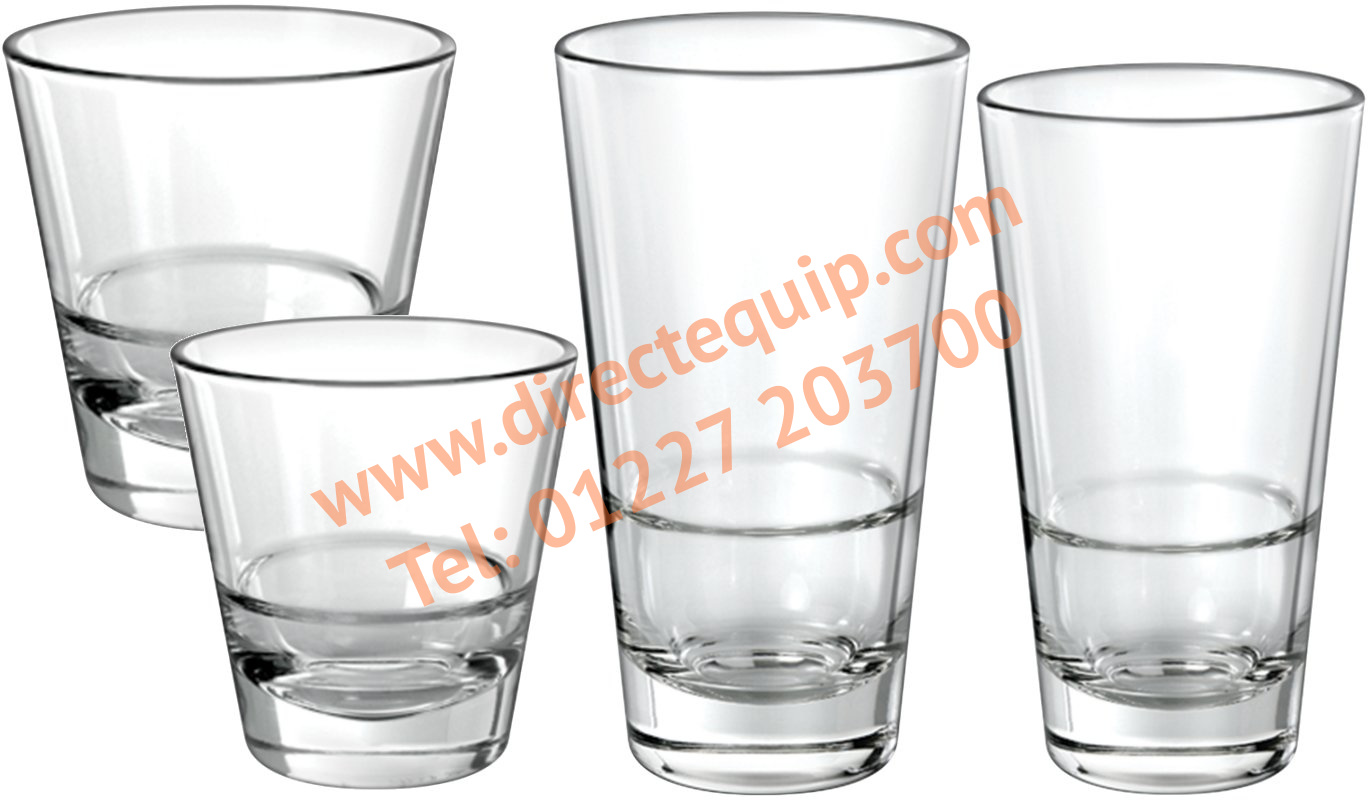 Conical Stacking Glass Tumblers