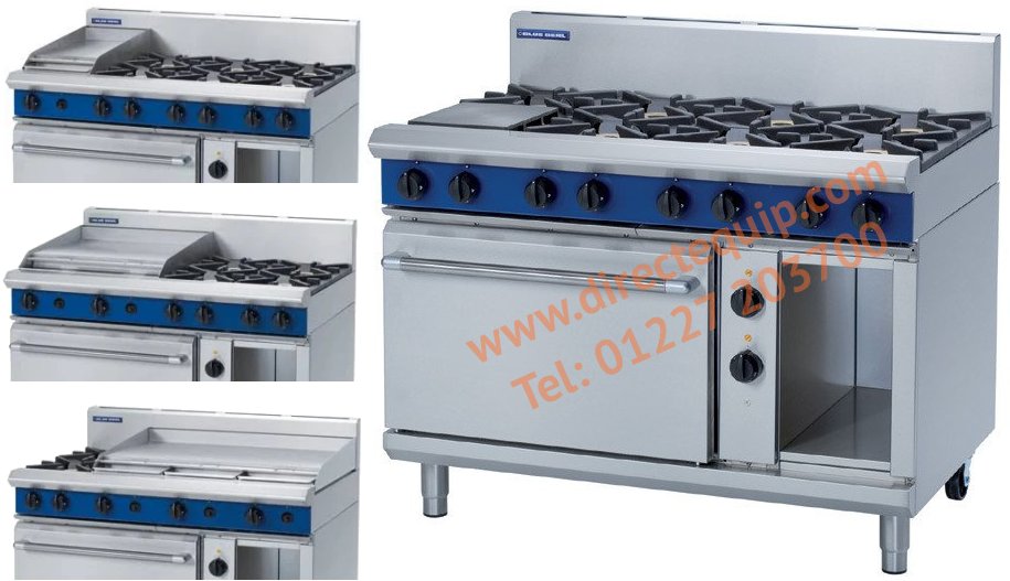 Blue Seal GE508D-A 1200mm Gas Range Electric Static Oven