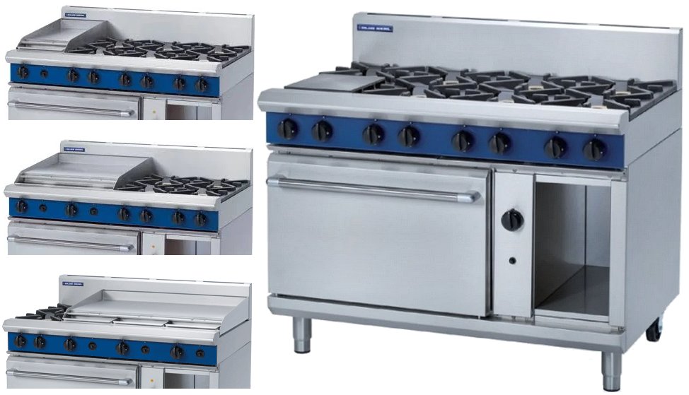Blue Seal GE58D-A 1200mm Gas Range Electric Convection Oven