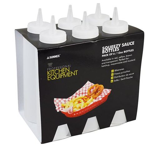 Squeezy Sauce Bottles in 3 Sizes