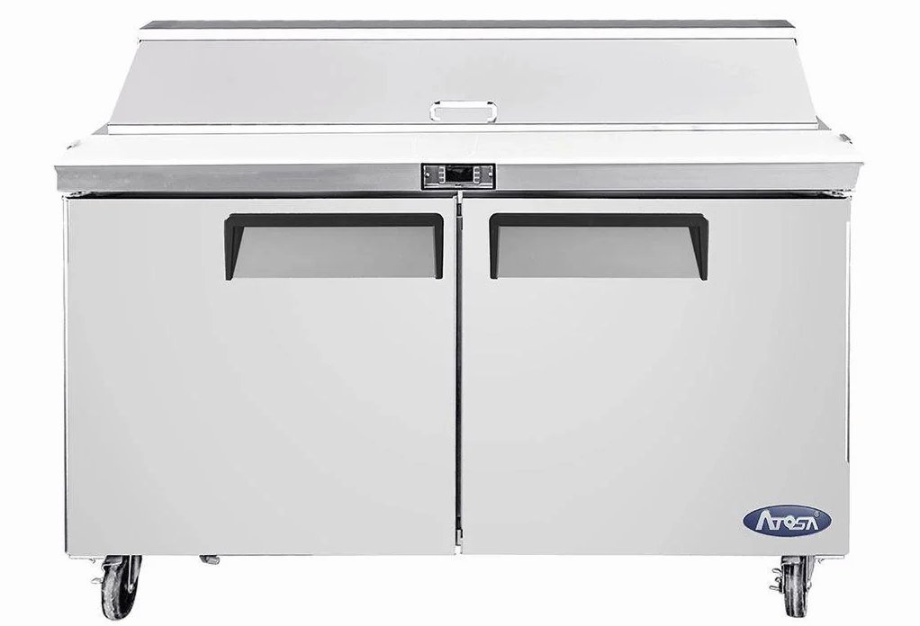Atosa 2 Door Refrigerated Salad Prep Counters W1225 & 1530mm MSF8302 MSF8303