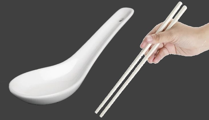 Olympia Whiteware Spoons & Chopsticks
