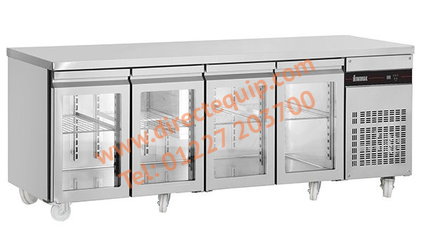 Inomak Refrigerated 1/1GN Counter 4 Glass Doors PN9999CR