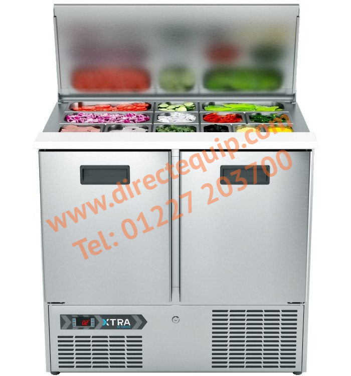 Foster 2 Door Refrigerated Saladette Counter W900mm XRS2H