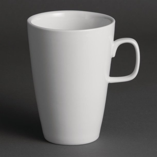 Olympia Whiteware Latte Mugs 400ml