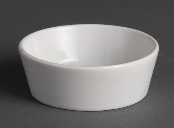 Olympia Whiteware Miniature Circle Dishes 75mm