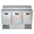 Foster 3 Door Refrigerated Raised Prep Top Counter W1365mm XRP3H - view 1