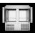 Foster 2 Door Refrigerated Raised Prep Top Counter W900mm XRP2H - view 2