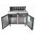 Atosa 2 Door Refrigerated Salad Prep Counters W1225 & 1530mm MSF8302 MSF8303 - view 2