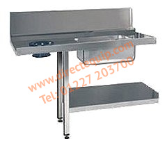 DC Pre Wash Table with Scrape Ring PWTS