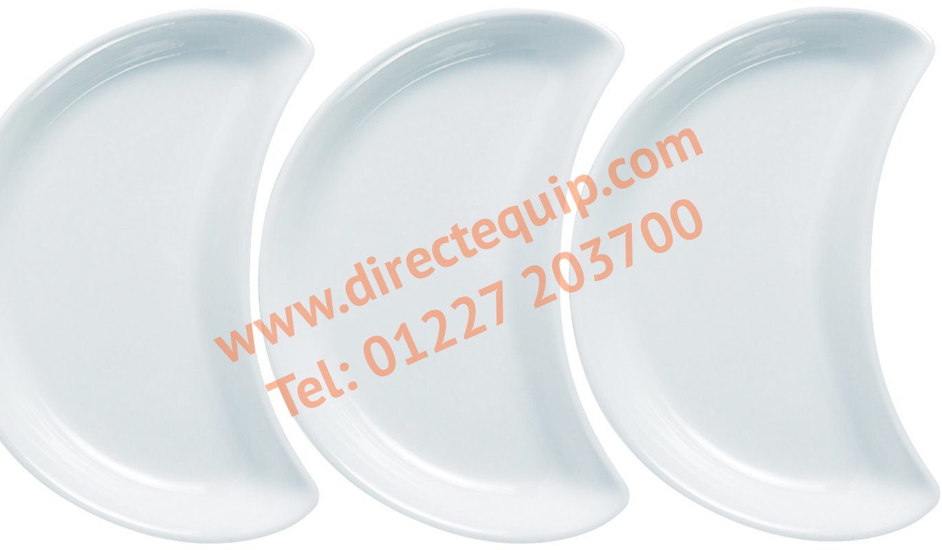 Porcelite Crescent Salad Dishes