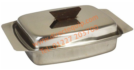 Stainless Steel Butter Dish & Lid