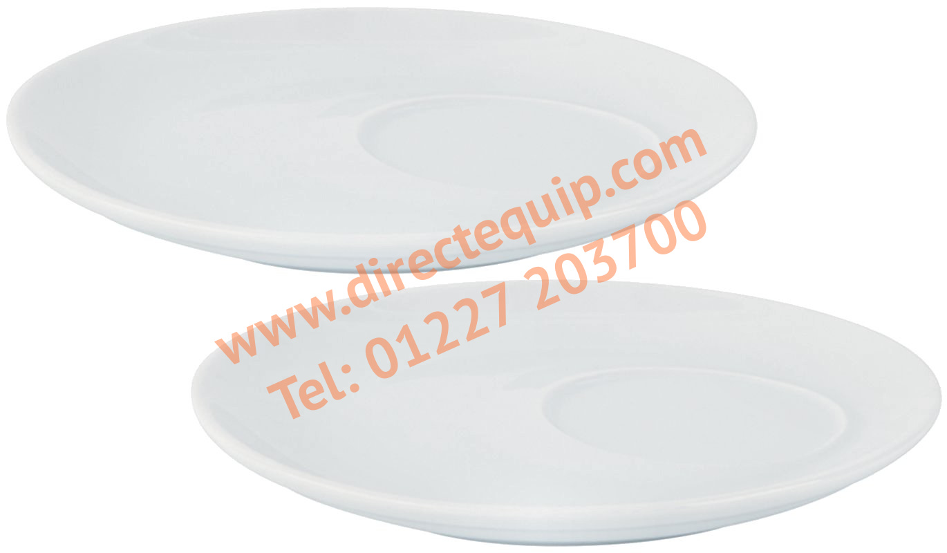 Porcelite Off Centred Saucers