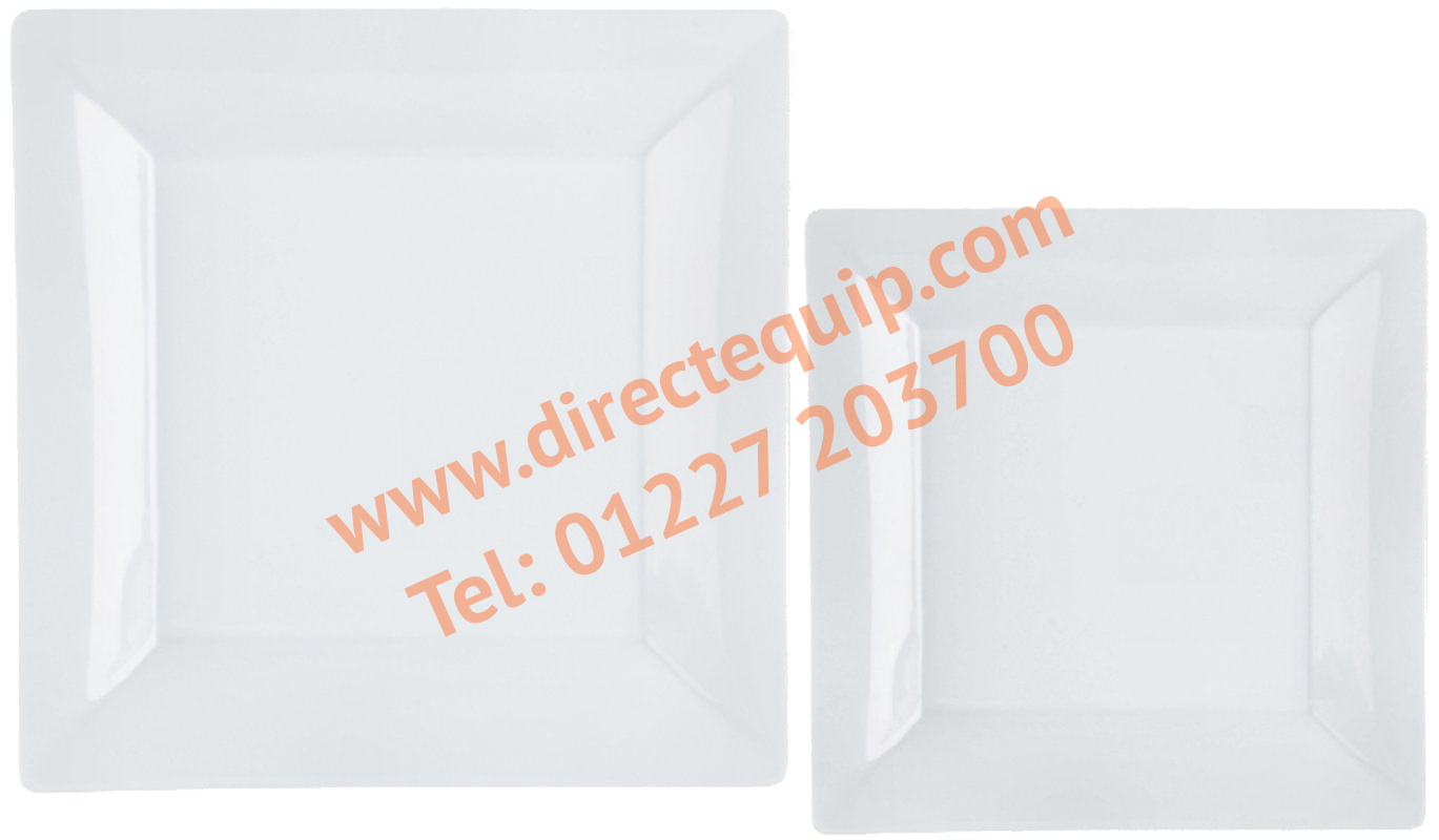 Porcelite Deep Square Plates