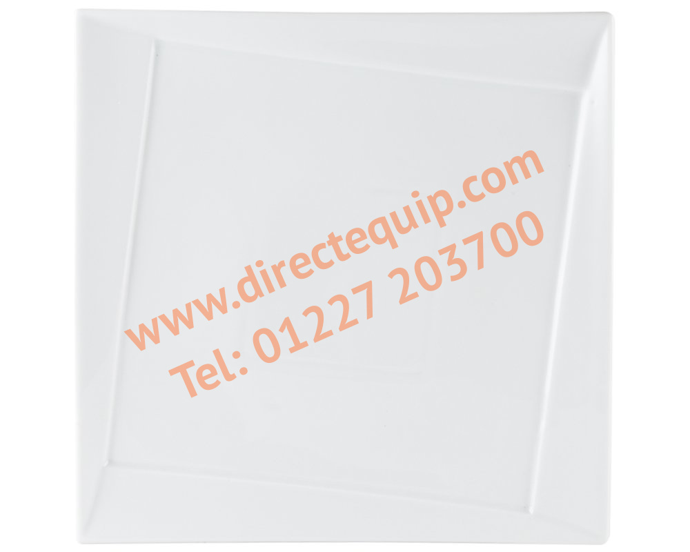 Porcelite Twist Square Plates