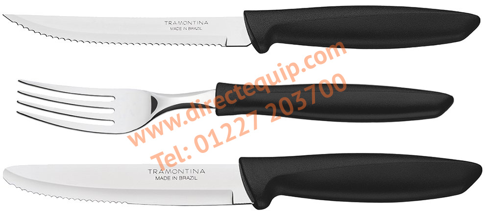 Steak Knives & Fork Polypropylene Handle