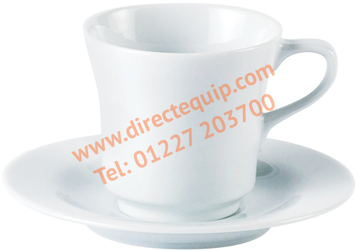 Porcelite Tall Cups & Saucers