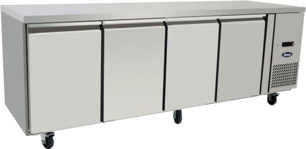 4 Door Undercounter Flat Top Fridges