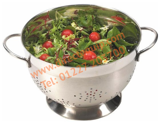 Colander with Satin Wired Handles