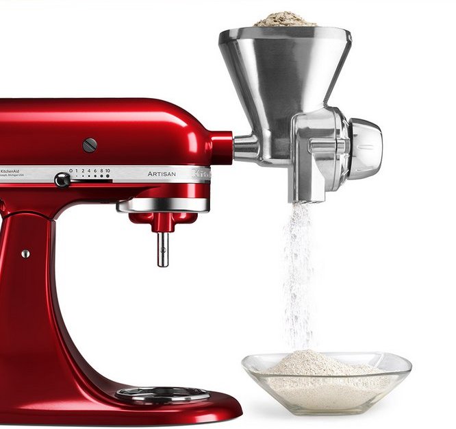 Grain Mill for KitchenAid Stand Mixers (5KGM)