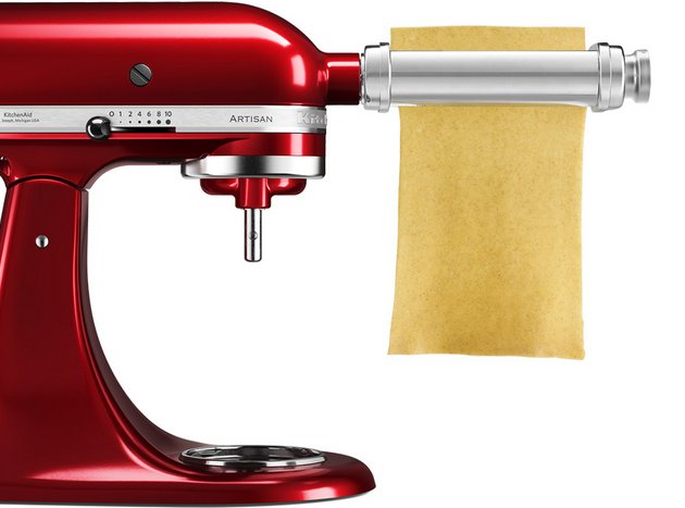 Pasta Sheet Roller for KitchenAid Stand Mixers (5KSMPSA)