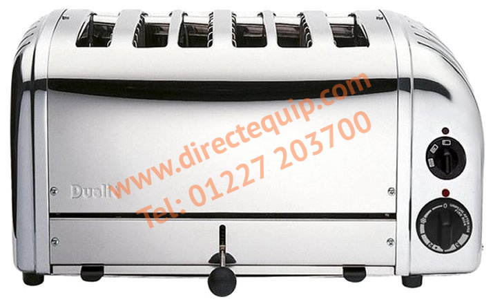Dualit 6 Slice Bun Toaster 61019, DBUN/6SP