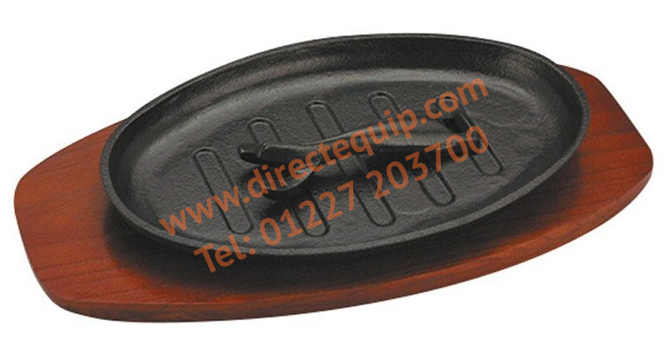 Oval Cast Iron Sizzle Platter