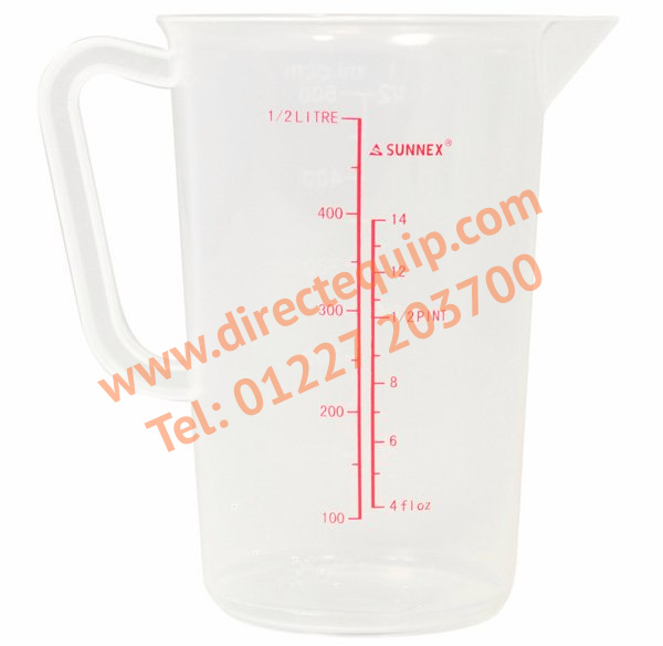 Polypropylene Measuring Jugs in 5 Sizes