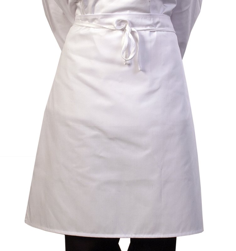 White Waist Apron
