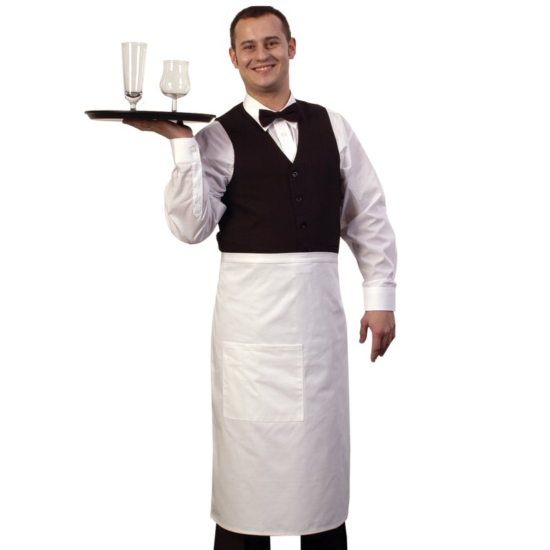 Bistro Apron White