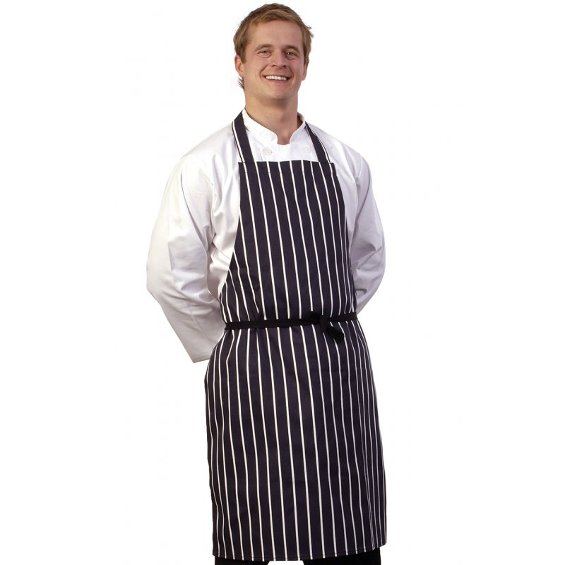 Butchers Apron Blue & White Stripe