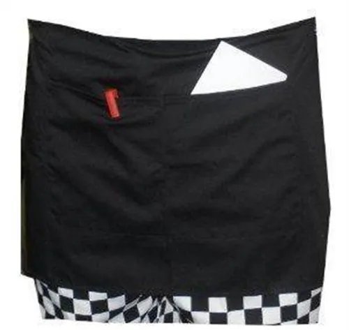 Black Waist Apron with Pockets