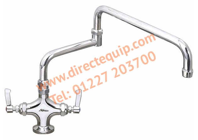 Aquajet 1/2" Mixer Tap with Lever Controls & 450mm Double Jointed Spout AJ-B-2DJ18L