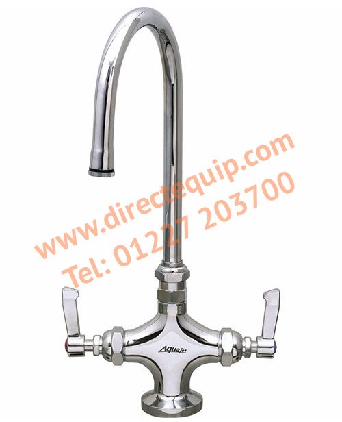 Aquajet 1/2" Mixer Tap with Lever Controls & 150mm Swivel Gooseneck Spout AJ-B-2SG6L