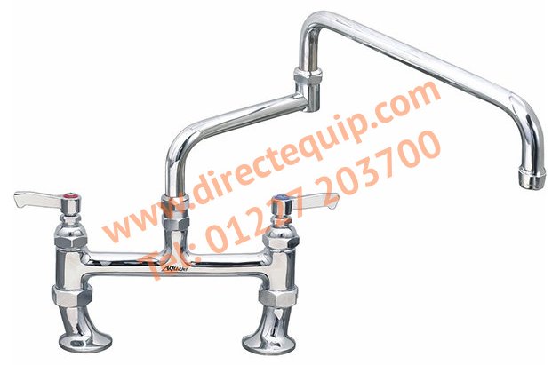 Aquajet 1/2" Mixer Tap with Lever Controls & 450mm Double Jointed Spout AJ-B-3DJ18L