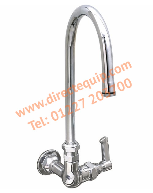 Aquajet 1/2" Taps with Lever Control & 150mm Swivel Gooseneck Spout AJ-W-15SG6L