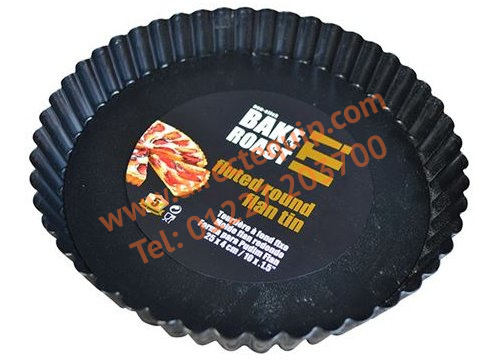 Non-Stick Round Fluted Flan Tin