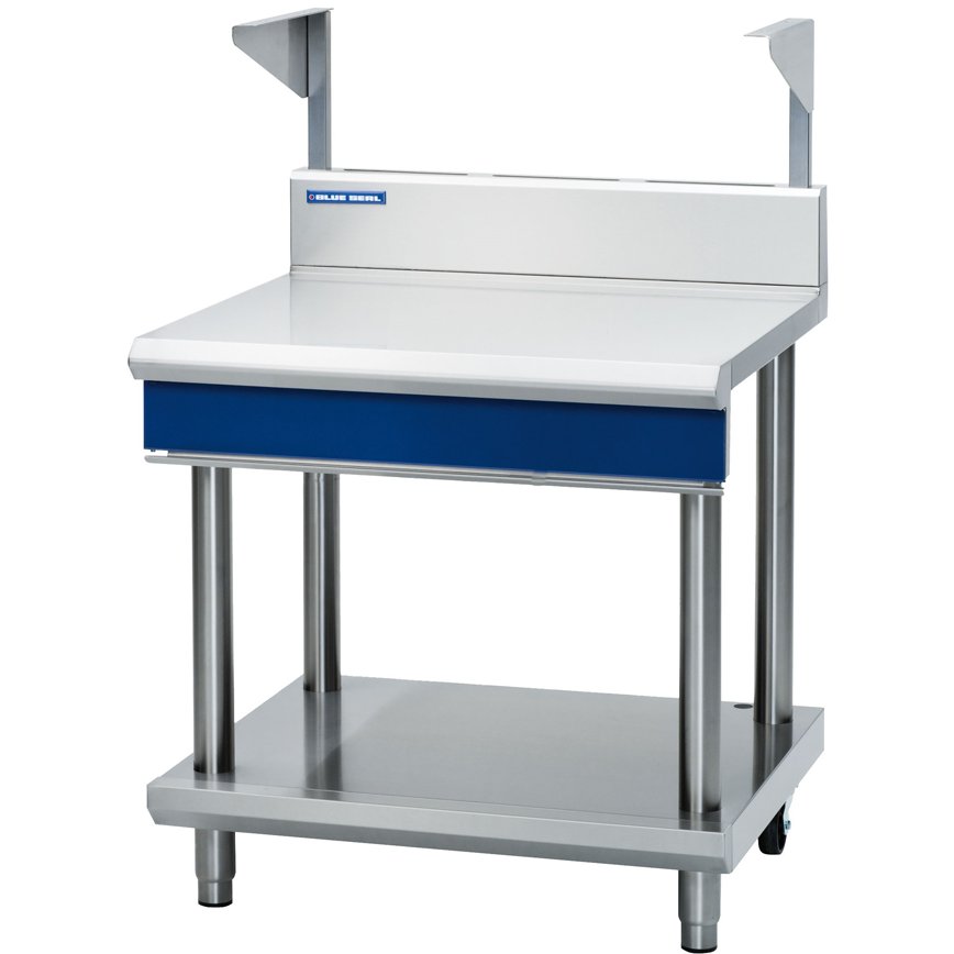 Blue Seal B90S-L 900mm In-Fill Table + Salamander Grill Bracket
