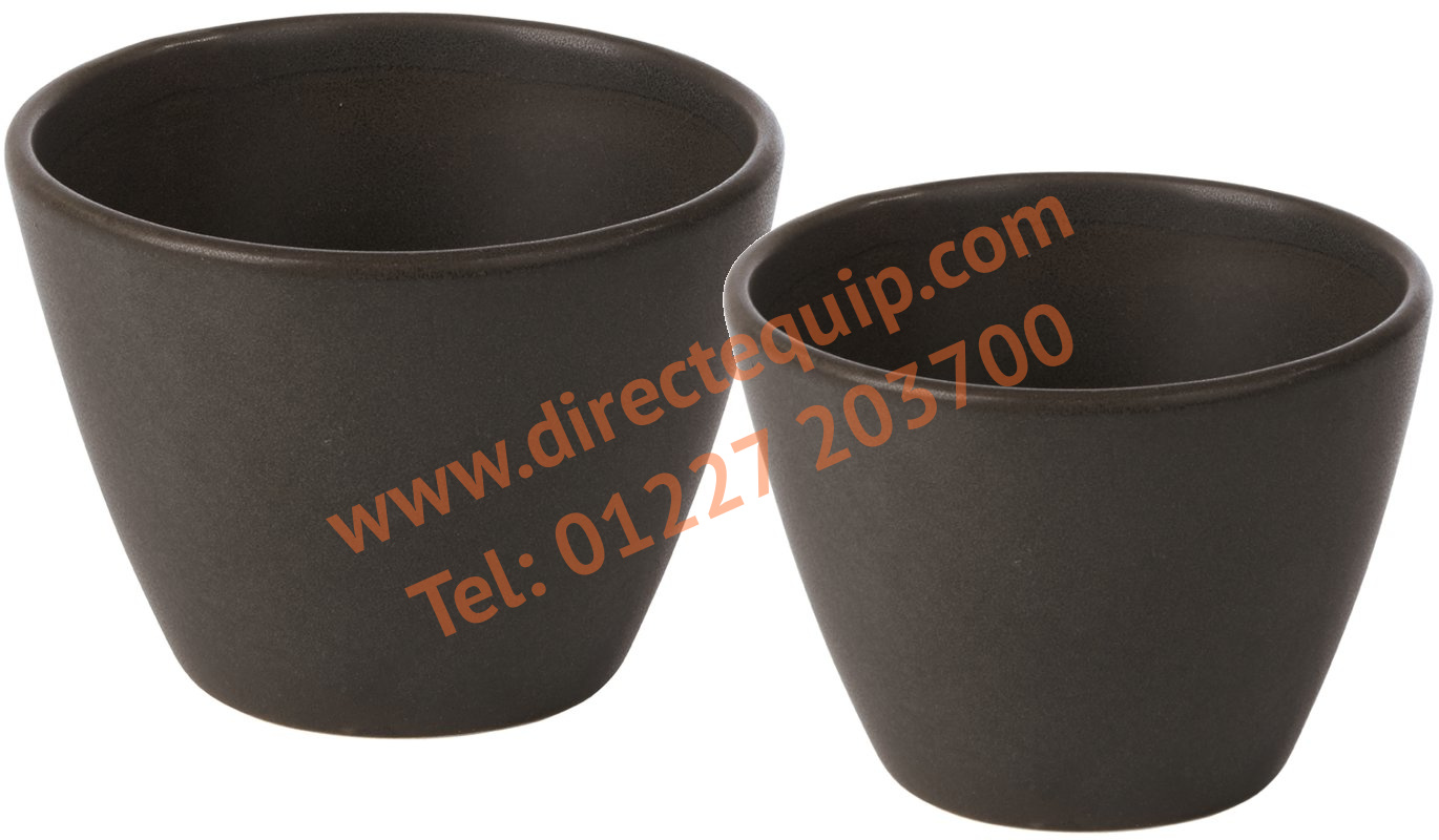 Rustic Brown Conic Bowls