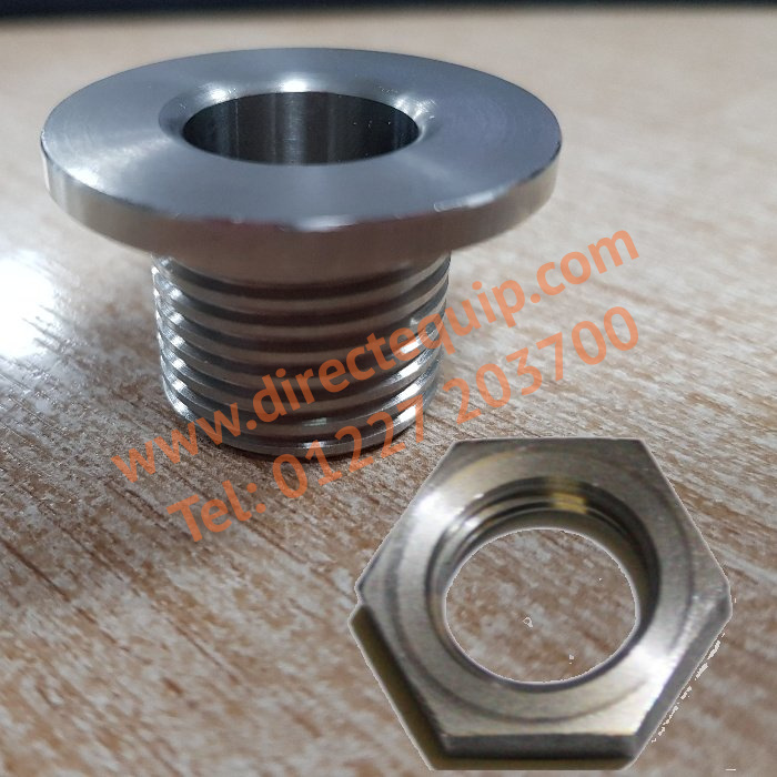 Stainless Steel Bowl Insert and Nut (BOWLINSSS+NUT4BOWLSS)