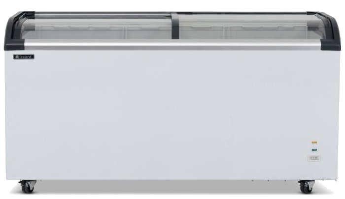Blizzard Glass Top Chest Freezers