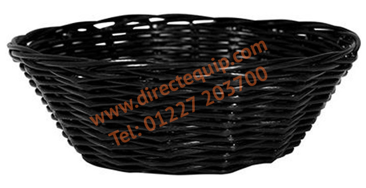 Black Polyrattan Baskets